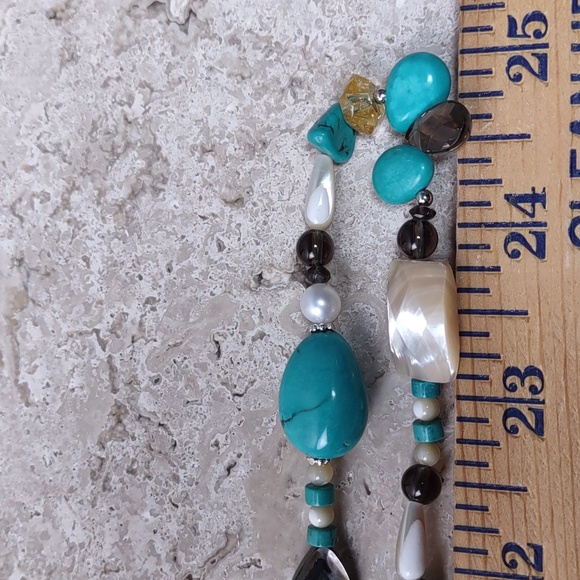 Lucas Lameth Turquoise/Gemstone Necklace - Picture 5 of 6